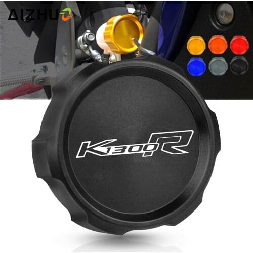 Motorcycle CNC Rear Fuel Brake Fluid Reservoir Cap Oil Cup Cover Protector FOR BMW K1300R K1300 R K 1300R 2009-2015 2014 2013
