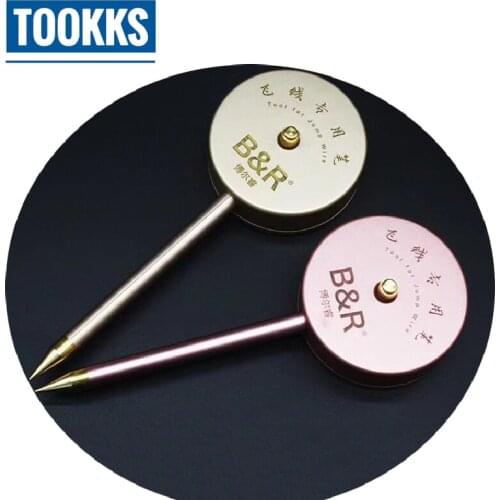 IPhone Motherboard BGA Fingerprint Maintenance Flight Line Pen + 0.01mm Fly Jump Wire + Iron Tip