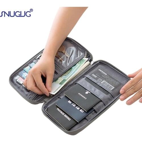 SNUGUG Brand Passport Cover Business Men Card Holder Wallets Waterproof Women Cardholders 2020 Travel Document Cover Organizer