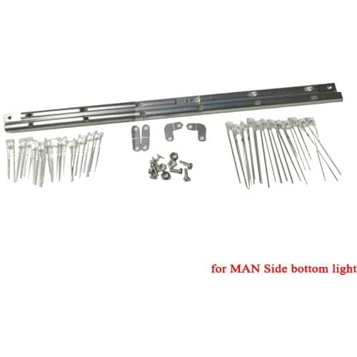 Metal Led Side Bottom Light Lateral Base Lamp for 1/14 Tamiya RC Truck Car MAN TGX 56329 Diy Parts