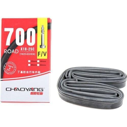 CHAOYANG Road Bicycle Tube 700x18-25C FV 33mm 48mm 60mm 80mm 100mm 700C 23c 25c Bike Inner Tire