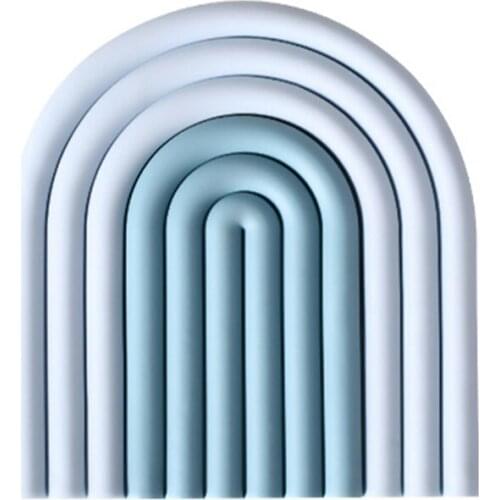 Silicone Pot Holder Cup Mat Home Decor Dining Table Insulation Pad Personality Nordic Style Kitchent Tools Safe Rainbow Coasters