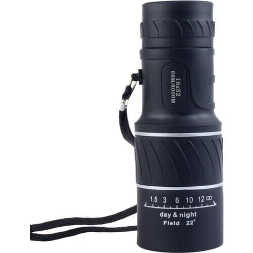 Telescope 16x52 Single Binoculars High Power HD Low Light Night Vision Mobile Phone Camera Telescope spotting scope outdoor