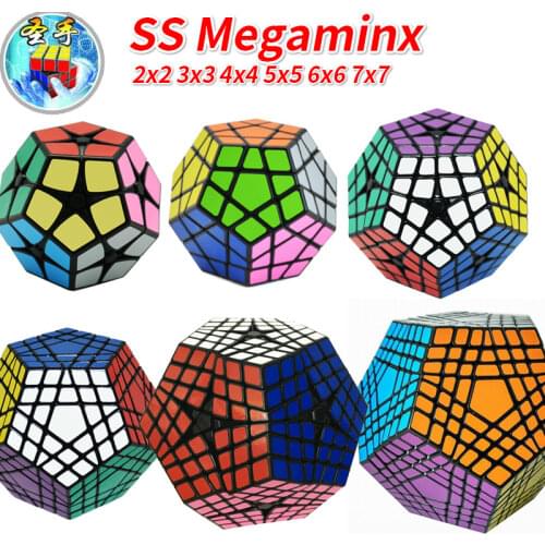 Shengshou Magic Cube Puzzle SengSo Mega Cube 2x2 3x3 4x4 5x5 6x6 7x7 Dodecahedron Megaminxeds Masterkilomin YesElite Kilominx