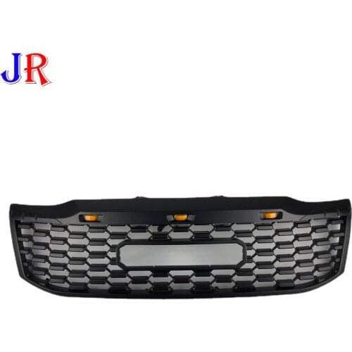 MODIFIED FRONT ABS MESH MASK TRIMS COVER RACING GRILLE GRILLS FIT FOR HILUX VIGO 2012-2014 GRILL PICKUP CAR