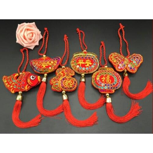 1pcs/lot Embroidered Chinese Knot Sachet Cart Bag Charm Featured Gifts