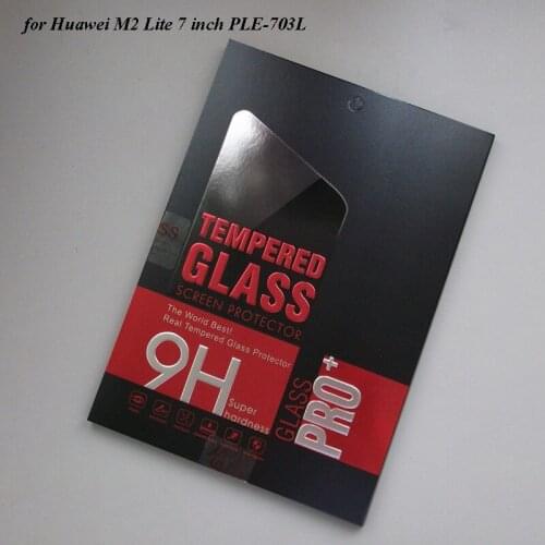 100PCS/Lot Premium Tempered Glass Film For Huawei T2 7.0 Pro /M2 Lite 7 PLE-703L Glass Screen Protector By DHL