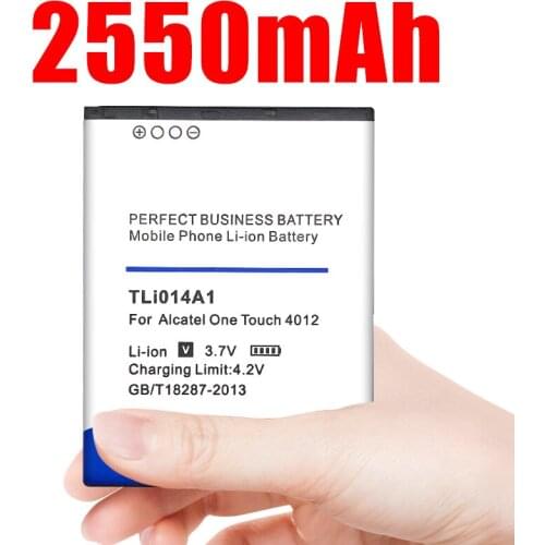 2550mAh TLi014A1 Battery for Alcatel ONE TOUCH 4012/X OT-4012A FIRE OT-5020 M POP 918 OT-918/N/S OT-990M OT-985