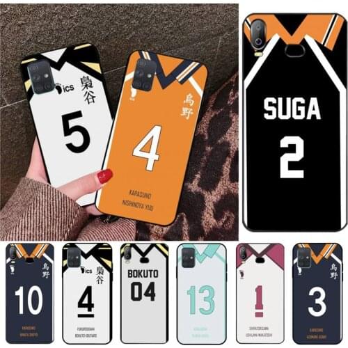 HAIKYUU Custom Jersey DIY Luxury Phone Case For Samsung A10 A20 A30 A40 A50 A70 A80 A71 A91 A51 A6 A8 2018