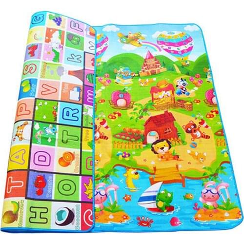 0.5cm Baby Play Mat Double-sided Children Puzzle Pad Crawling Kids Rug Gym Soft Floor Game Carpet Toy Eva Foam Developing Mats