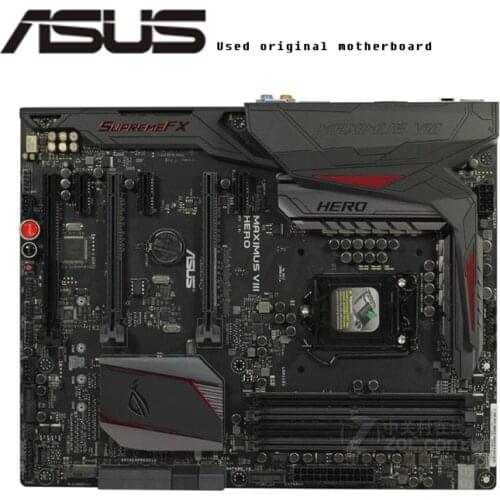 For Asus MAXIMUS VIII HERO Original Used Desktop Intel Z170 Z170M DDR4 Motherboard LGA 1151 i7/i5/i3 USB3.0 SATA3