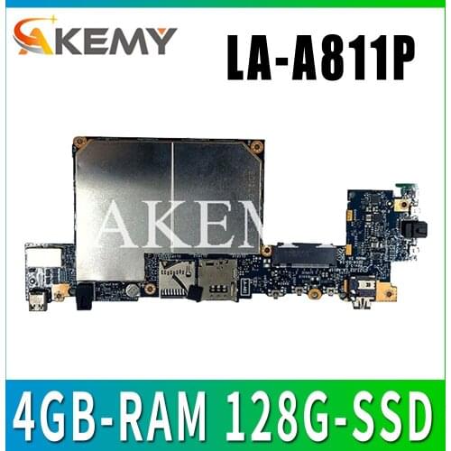 FRU 00HW397 ZIJI2 LA-A811P For Lenovo ThinkPad 10 ThinkPad10 laptop motherboard W8P 100% Test OK W 4GB-RAM 128G-SSD