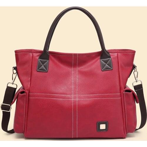 Leather Shoulder Messenger Bag Tote Bag Bolsa Women Composite High Quality Ladies Handbag Female Teenage Girls School New C1490