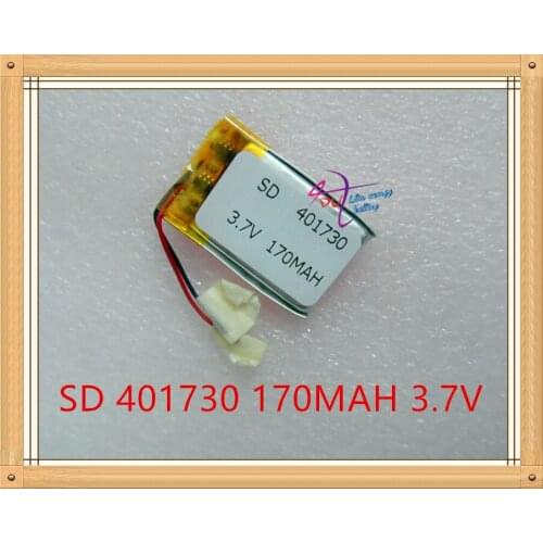 Liter energy battery 3.7V lithium battery camera pen battery 401730 041730 MP4 MP5 170MAH toy Bluetooth