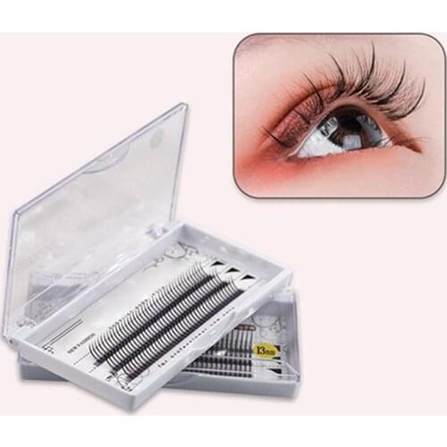 Kapmore False Eye Lashes Individual Fluffy Artificial Makeup Eyelashes Faux Eyelashes Fairy Eye Lash Extension Eyelash