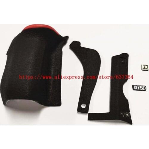 New Grip Rubber Cover Side Set For Nikon D750 +D750 LOGO +FX Rubber Camera Part