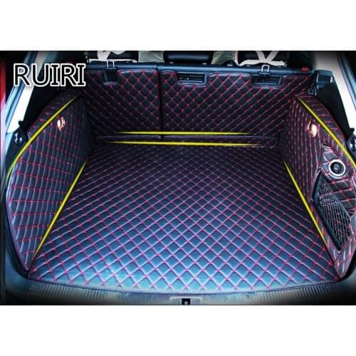 New arrival & Free shipping! Special trunk mats for Audi A4 Sedan B8 2016-2008 waterproof cargo liner boot carpets for A4 2013