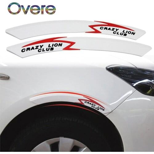 Overe Car Tire Wheel Eyebrow Protecter Stickers For Mercedes W205 W203 W211 Volvo XC90 S60 XC60 S80 V40 Alfa Romeo 159 156
