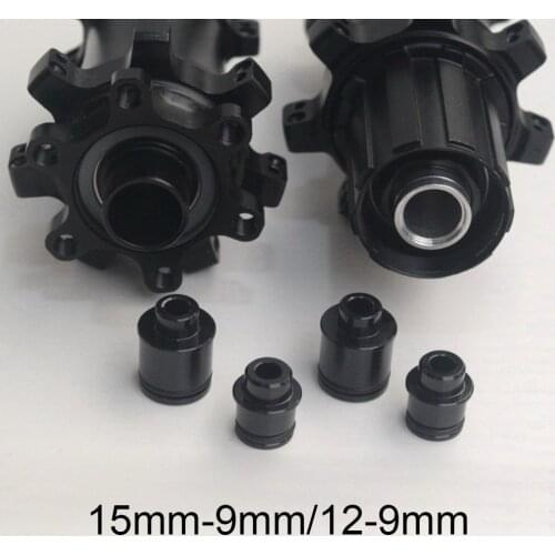 12 / 15mm To 9mm Thru Axle Hub Quick Release QR Fork Conversion Adapter Fit For Hope Etc For Mavic For DtSw Cycling Parts