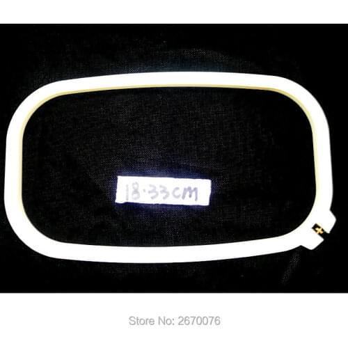 Rectangel Embroidery Frame Adjustable Oval 7.1*13' ABS Cross Stitch Hoop Ivory Embroidery Needlework Hoops Diy Craft Wholesale