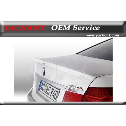 Car Styling FRP Fiber Glass Rear Spoiler Duckbill Fit For 2010-2015 7 Series F01 F02 AC Style Trunk Spoiler Rear Spoiler Wing