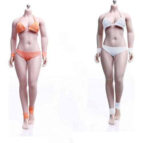 TBL S28A S29B 1/6 Micro Fat Mid Breast Seamless Body Pale/Suntan Skin 27.8CM Action Figure Body Model without Head