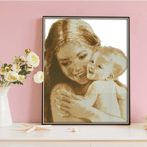 The fierceness Cross Stitch Fabric 14ct Printed Canvas Cross-stitch Embroidery DMC Floss DIY Handmade Needlework Kits Home Decor