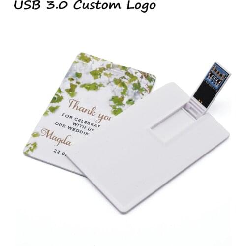 Usb Flash Drive Master Credit Card Pen Drive 32GB Pendrive 128GB Flash Memory Card usb 3.0 4GB 8GB 16GB 64GB U Disk Cute Gift