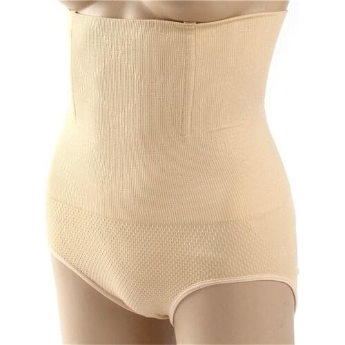 2 Colors High Waist Women Body Shaper Brief Underwear Tummy Control Panties Shapewear Slimming Sheath Corset Waist Trainer