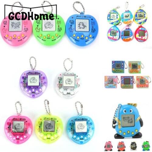 1PCS 168 Pets in 1 Virtual Cyber Nostalgic Pet Toy Tiny Game game Random Colors Party Favor Pets Keychains Toys random