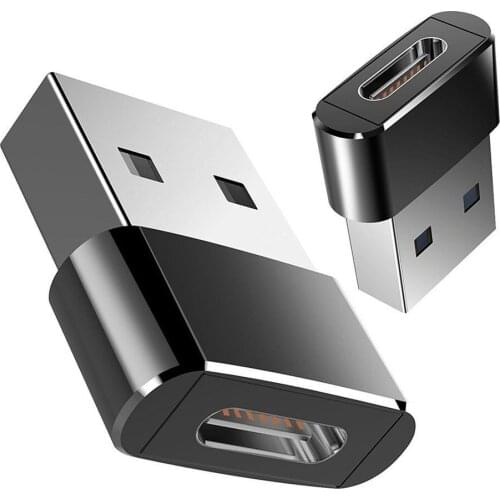 Universal 1PC Usb C 3.1 Type C Female To Usb 3.0 Type A Male Port Converter Adapter Black Opp Bag Portable Lightweight Design