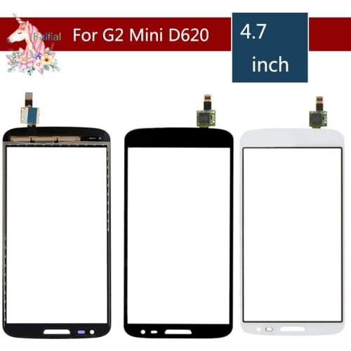 10pcs/lot 4.7" For LG G2 Mini D618 D620 D621 D625 Touch Screen Digitizer Sensor Outer Front Glass Lens Panel Replacement