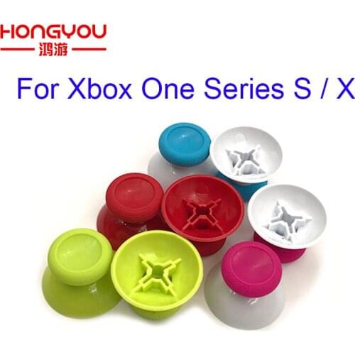 20pcs Original Thumbstick Grip For Xbox One Series S X Controller 3D Analog Cap For Xbox One Elite Joysticks Cover Solid Buttons