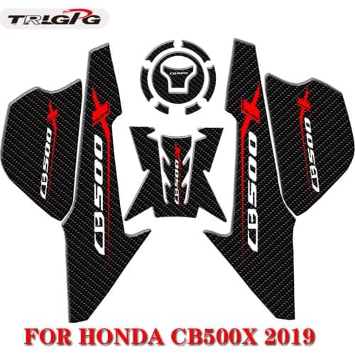 3D Motorcycle Anti slip Tank Pad Sticker Pad Side Gas Knee Grip Protector For HONDA CB500X CB 500X CB 500 X 2019
