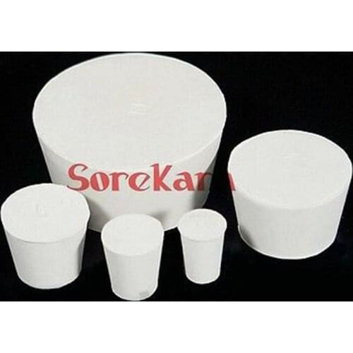 5pcs 46/56mm Rubber Stopper For Laboratory Test Tube Solid Bungs Airlock