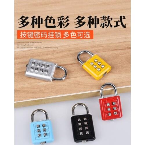 8-digit key password lock gym luggage dressing box locker waterproof mini padlock head