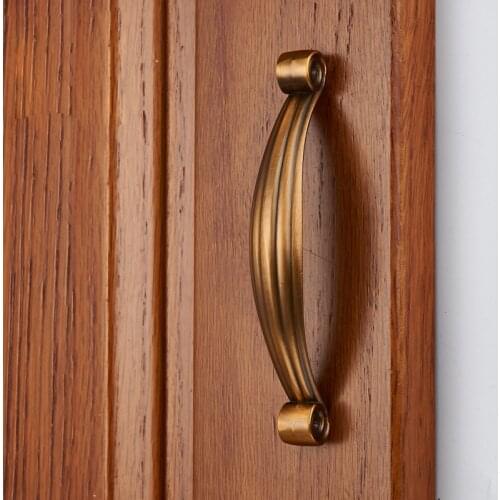 Antique Zinc Alloy Furniture Handle Pull Drawer Wardrobe Kitchen Furniture Cabinet Dressing Table Handle Knobs Kitchen Hardware