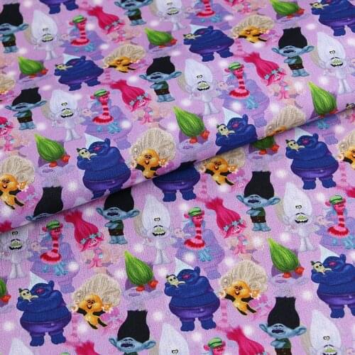 50x140cm Cute Cartoon Printed Cotton Fabric Baby Sheet Sewing Quilting Fabrics For Patchwork Needlework Diy Handmade Accessories