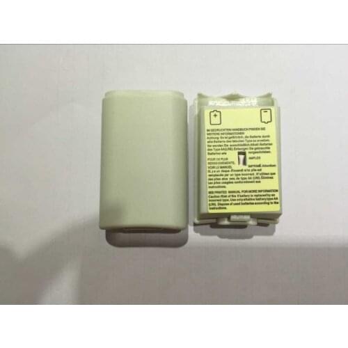 For xbox360 wireless controller battery cover For xbox360 in White/Black 20pcs/Lot