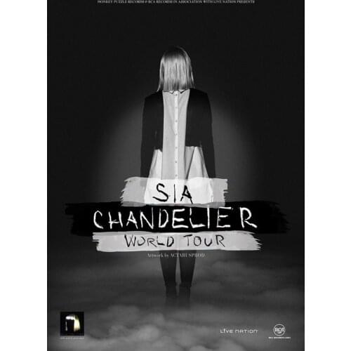Home Decor Sia Music Star-Silk Art Poster Wall Sticker Decoration Gift