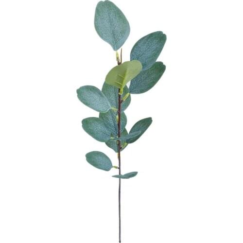 Artificial Branch With Leaves Faux Dried Eucalyptus Willow Garland Branches Stems Fake Greenery Decor can CSV