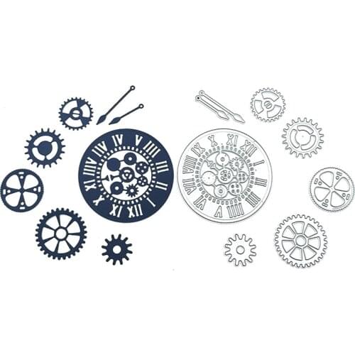 Julyarts Watch Parts Die Cutting Dies For DIY Scrapbooking Decorative Embossing Handcraft Die Cutting Template
