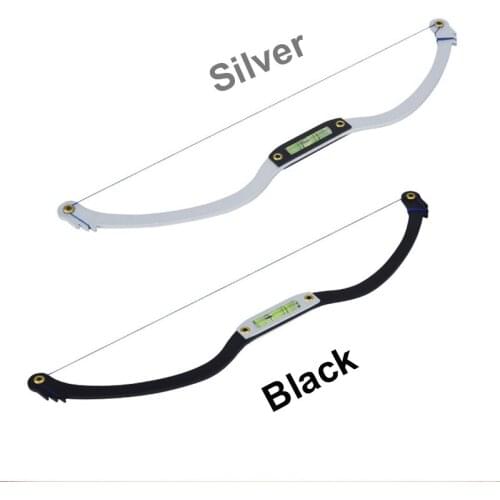 2pc Semi Permanent Makeup Bow and Arrow Line Ruler for Microblading Measuring Brow String Pre Inked Tattoo PMU Mapping Accessory