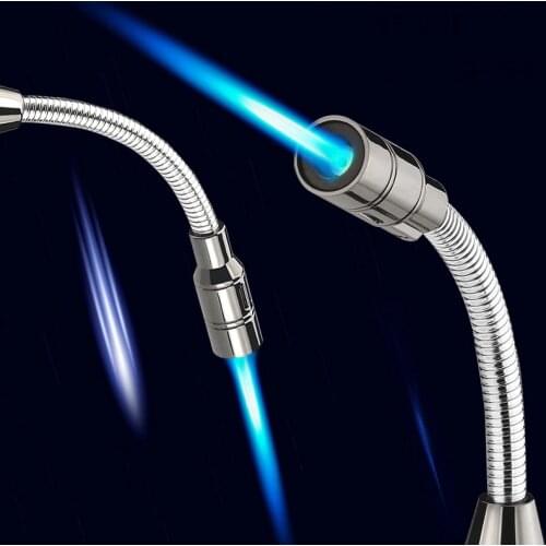 Candle Turbo Metal Gas Lighters Smoking Accessories Windproof BBQ kitchen Cooking Jewelry Welding Cigar Lighters Gadgets For Me