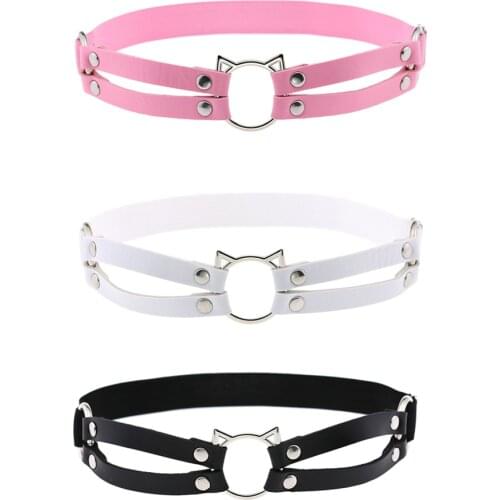 Fashion Gothic Leather Leg Garter Thigh Clubwear Punk Strap Suspender