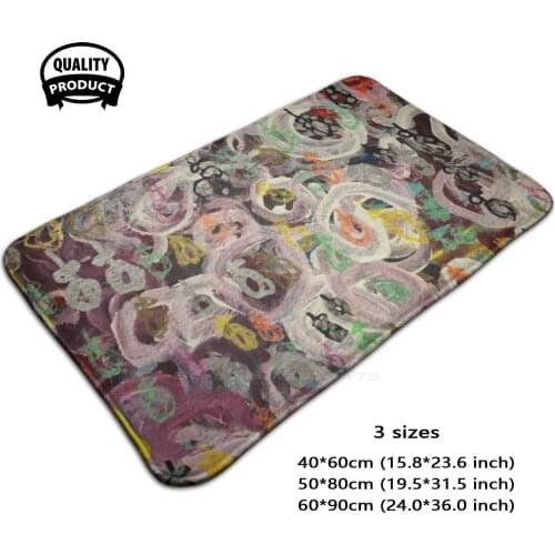 Colla Tion By Emily M And Linda M Soft House Family Anti-Slip Mat Rug Carpet Creativeclayart Creative Clay Creative Clay Art
