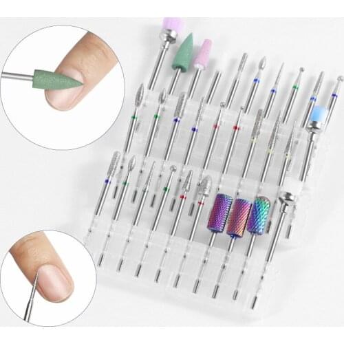 10PCS Manicure Tungsten Steel Alloy Grinding Head Set Grinder Brush Exfoliating Polishing Tool Nail Drill Sets for Gel Nails#TD4