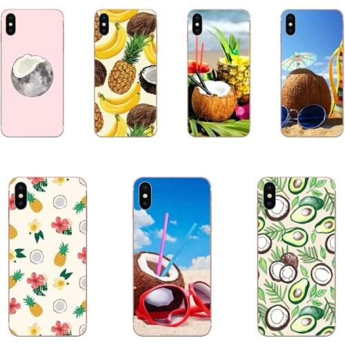Newest Phone Cases Fruit Coconut Beach For Samsung Galaxy A90 5G A51 A71 A81 A7 A9 2018 A10 A20 A30 A40 A50 A60 A70 A80 A20E
