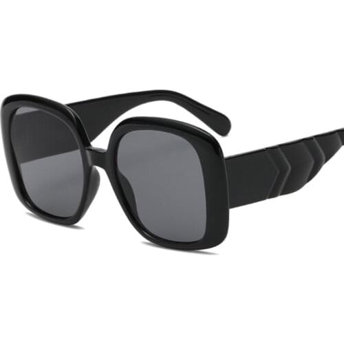 Oversized Square Sunglasses Women 2021 Vintage Brand Designer Big Frame Sun Glasses Female Blue Leopard Eyewear zonnebril dames