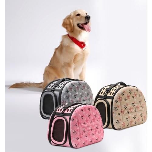Portable Pet Bag Collapsible Travel Kennel Pet Carrier Outdoor Shoulder Bag For Puppy Dog Cat Small Medium Large Animals